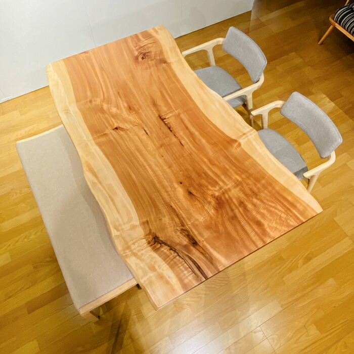 楽天市場】一枚板 テーブル 栃 無垢 一枚板テーブル ダイニング