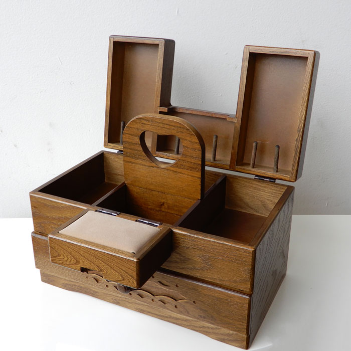 楽天市場】ソーイングボックス 裁縫箱 ソーイングセット 木製 おしゃれ