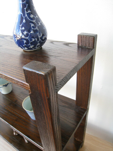 楽天市場】飾り棚 和モダン 民芸家具 時代家具 古民具 和風シェルフ