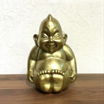 楽天市場】ビリケンさん 置物 商売繁盛 幸運 金色 開運招福 財運 金運