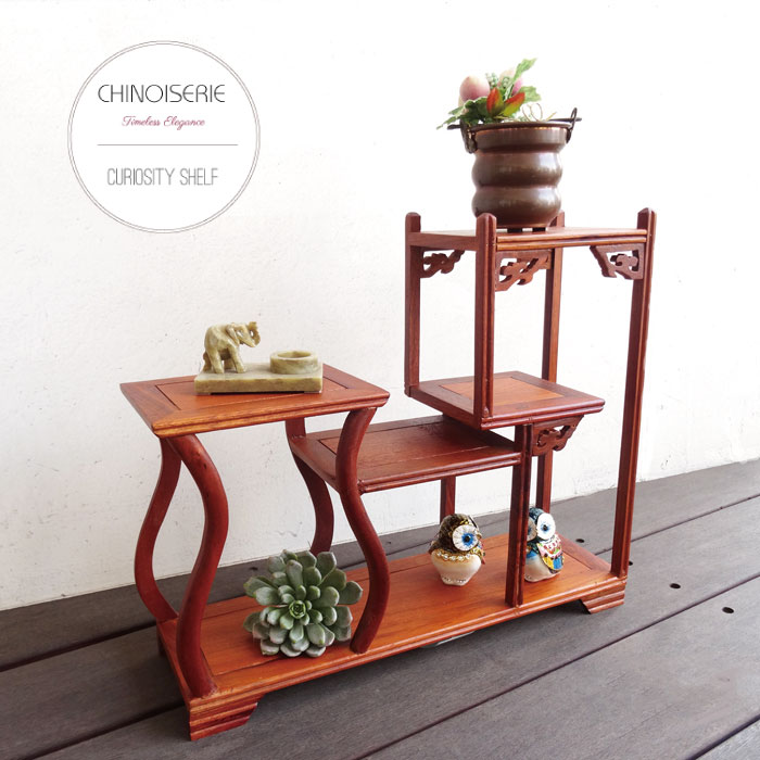 楽天市場】飾り棚 和モダン 和風 アジアン オリエンタル おしゃれ 花梨
