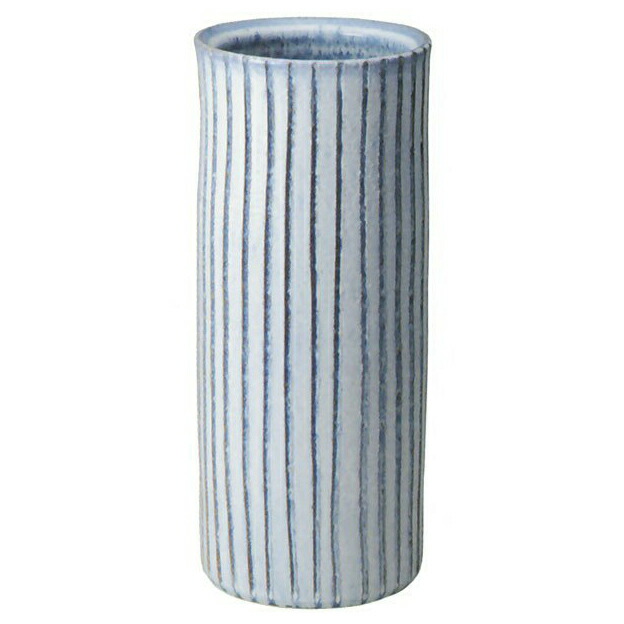 信楽焼 傘立て 白砂青釉流し 高さ45cm 信楽焼 傘立て 白砂青釉流し