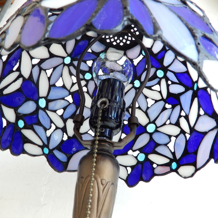 楽天市場】ステンドグラスランプ ステンドランプ おしゃれ 花 フラワー