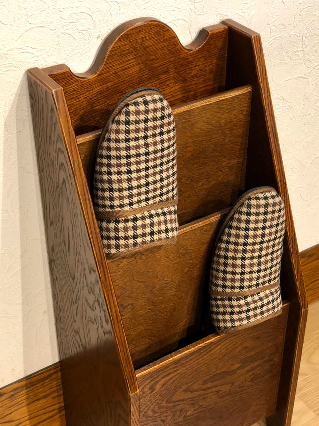 楽天市場】スリッパラック スリッパ入れ 木製 玄関収納 マガジンラック