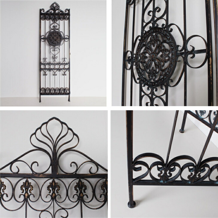 アンティークアイアンパーテション3パネルリペア