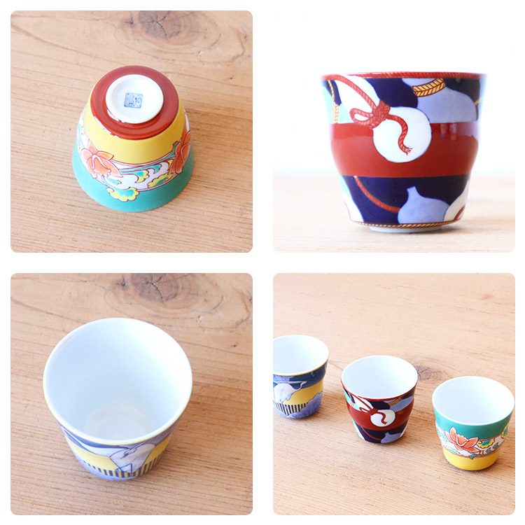 楽天市場】色鍋島 蕎麦猪口 3色 そばちょこ 鍋島虎仙窯 うつわ 伊万里