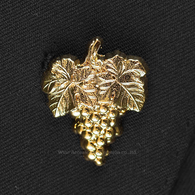 楽天市場】ピンバッジ ピンズ 葡萄ゴールド ソムリエバッジ ZW081PI
