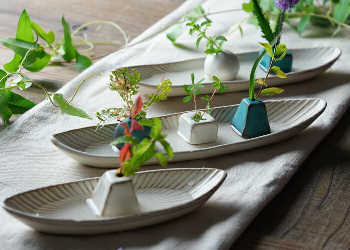 楽天市場】【max30%offクーポンあり】益子焼の花留め ～花あそび