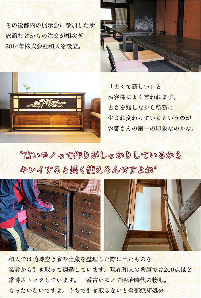 楽天市場】両面から引き出せる 両袖 文机 アンティーク 座机 帳場机 座