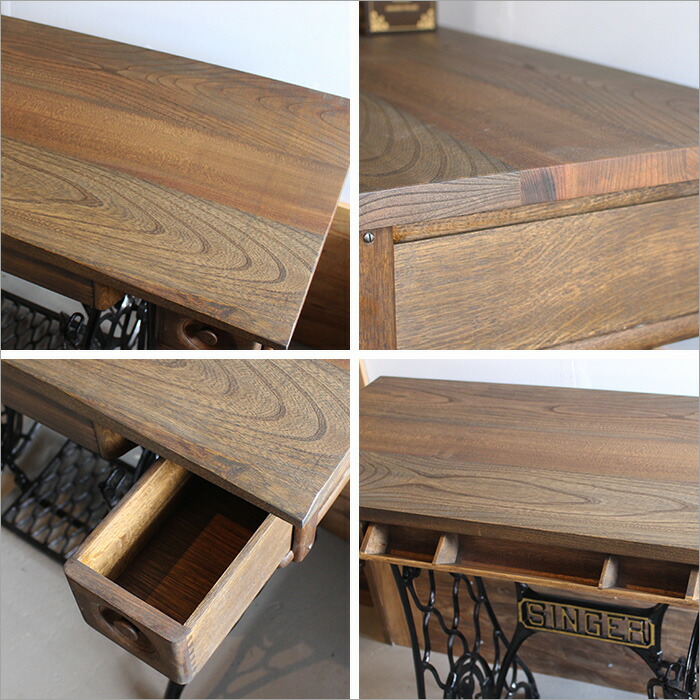 楽天市場】Singer 足踏みミシン台 リメイク テーブル｜アンティーク