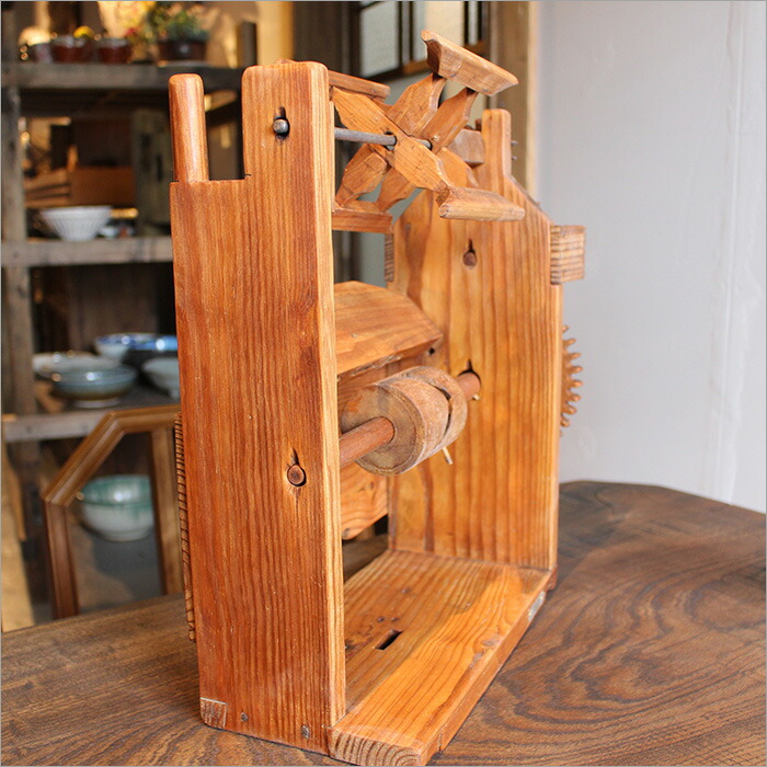 楽天市場】【1点物】昭和レトロな糸繰車・糸わくのリメイク品 和風