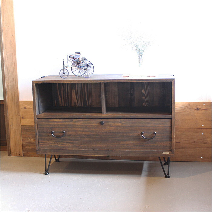 楽天市場】和箪笥 リメイク品 2段 幅88cm アンティーク家具 桐箪笥