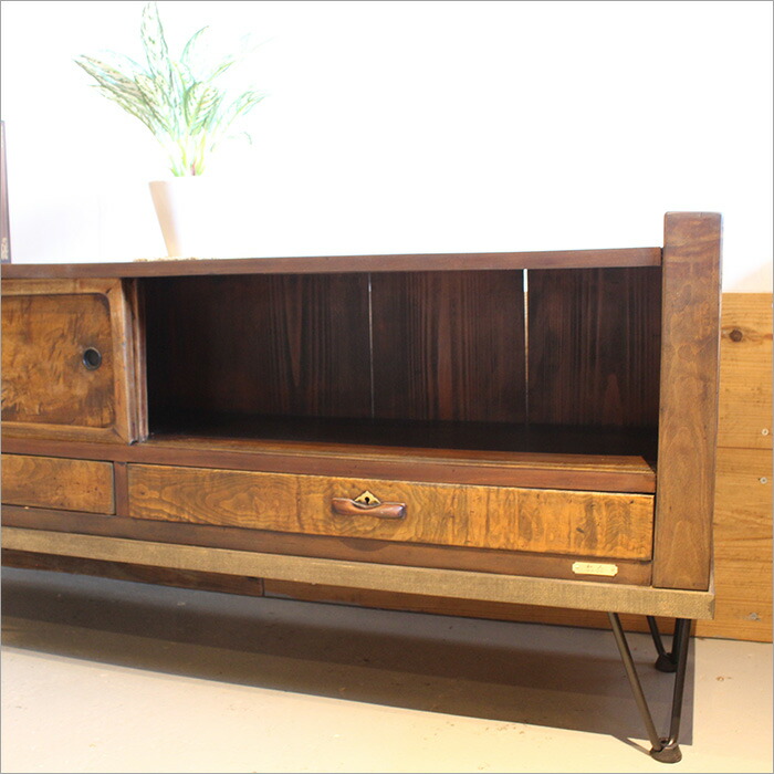 楽天市場】置床 ローキャビネット リメイク品 和風 飾り棚 飾り台