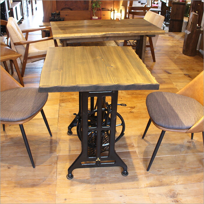 楽天市場】足踏みミシン台 リメイク テーブル 古材 カフェテーブル