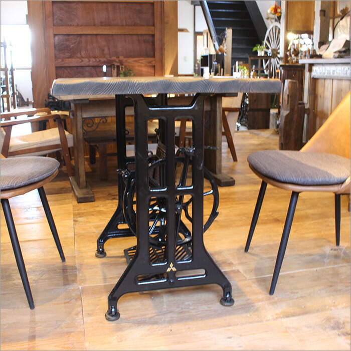 楽天市場】足踏みミシン台 リメイク テーブル 古材 カフェテーブル