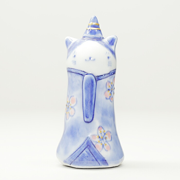 楽天市場】砥部焼 かわいい 「ひな人形（名入れ台座黒セット）」 置物