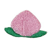 楽天市場】“ワッペン屋さんラボ オリジナルワッペン” 桃 ワッペン