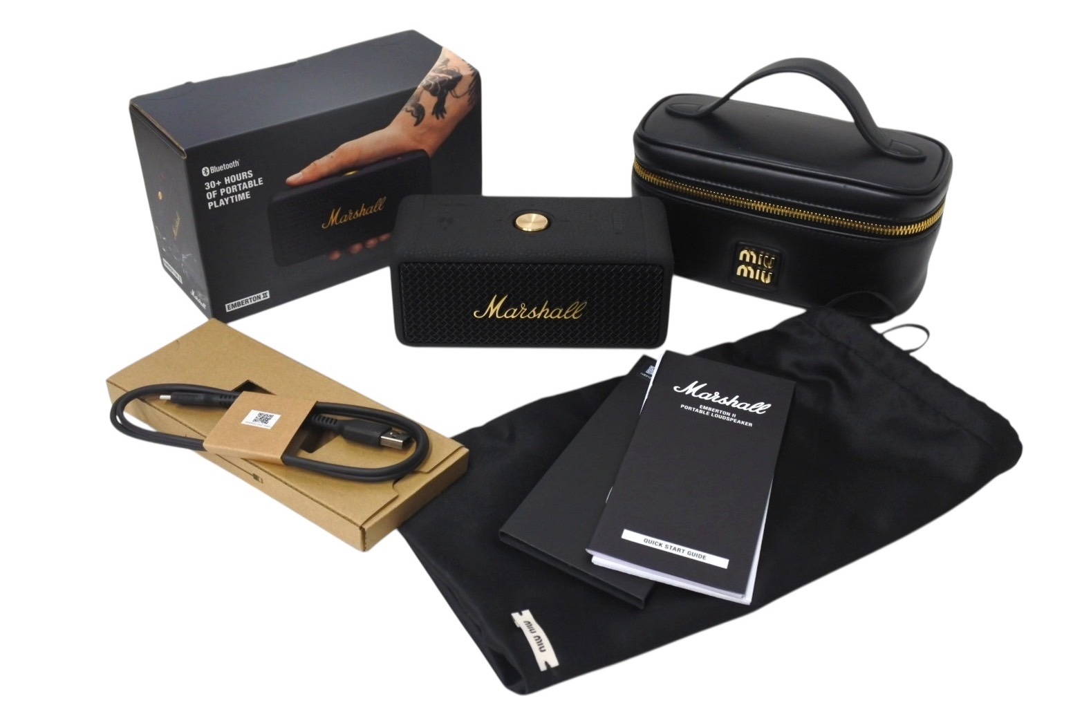 楽天市場】新品同様 MIUMIU ミュウミュウ Marshal マーシャル