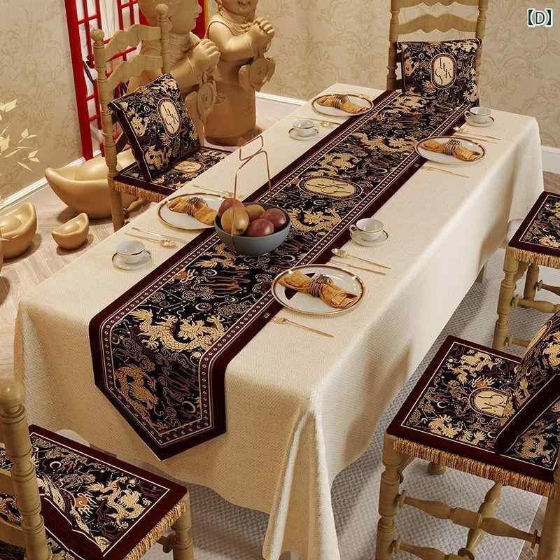 楽天市場】テーブルランナー センター クロス 赤 金模様 中国柄