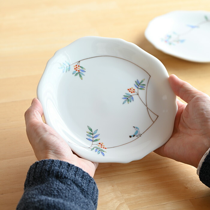 楽天市場】香蘭社 小鳥の詩 ペア中皿 有田焼 皿 食器 セット おしゃれ