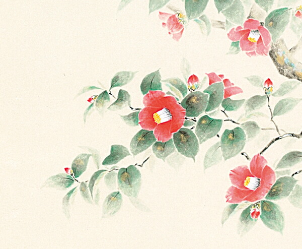 楽天市場】掛け軸 掛軸（かけじく）椿 （佐藤 桂三）全国送料無料無料