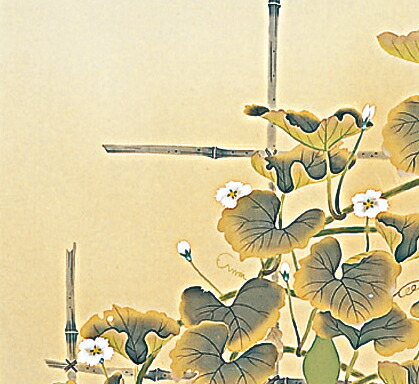 楽天市場】掛け軸 掛軸（かけじく） 六瓢福雀（中村 遠州）日本画 開運