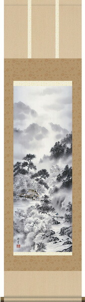 楽天市場】掛け軸 掛軸（かけじく）尺三幅 山河郷愁（横田 修幸