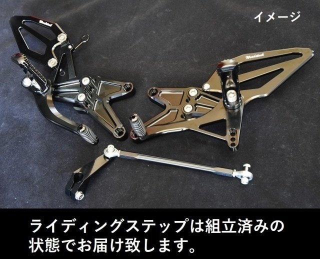 楽天市場】WOODSTOCK ウッドストック バックステップキット ZX-10R ZX