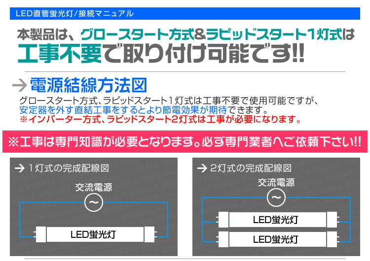楽天市場】【最大10％OFFクーポン】【1箱(25本入)】LED蛍光灯 20W LED