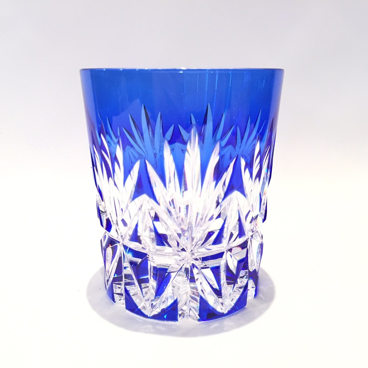 楽天市場】ホヤクリスタル ロックグラス 色被せ切子 HOYA Crystal