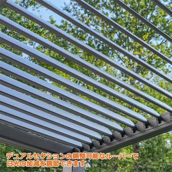 楽天市場】【送料無料・直送品】ソジャグ ハナ パーゴラ 10x13フィート