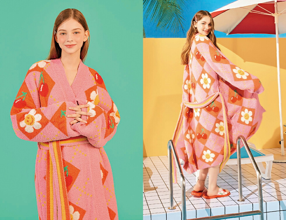 楽天市場】【wiggle wiggle 公式】ラウンジローブ バスローブ lounge