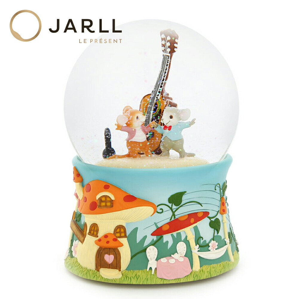 楽天市場】【JARLL】スノードーム クリスマス ギター スノーグローブ