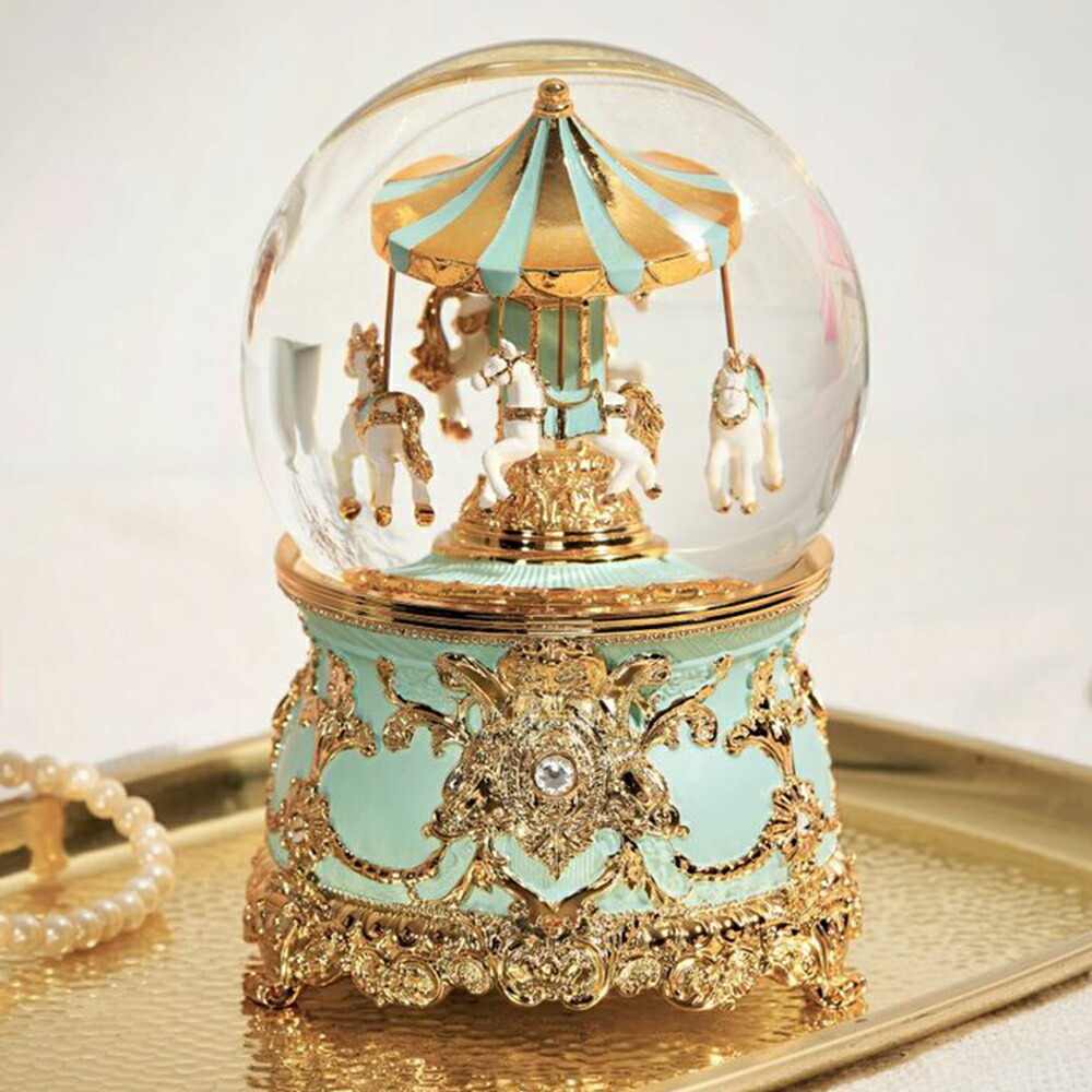 楽天市場】【期間限定 P10倍】【JARLL】スノードーム メリーゴーランド