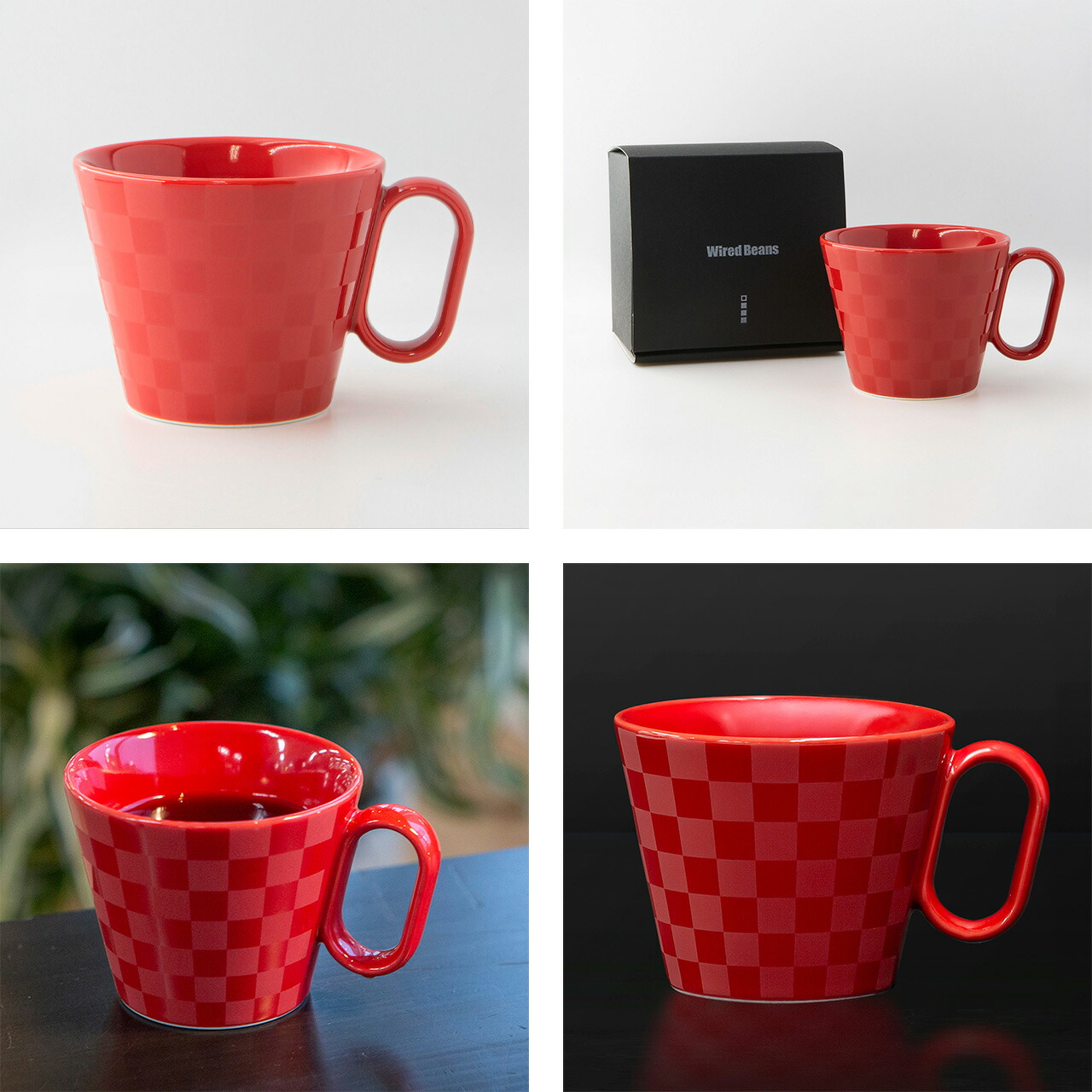 楽天市場】【名入れ】生涯を添い遂げるマグ 有田焼 市松 240ml 生涯