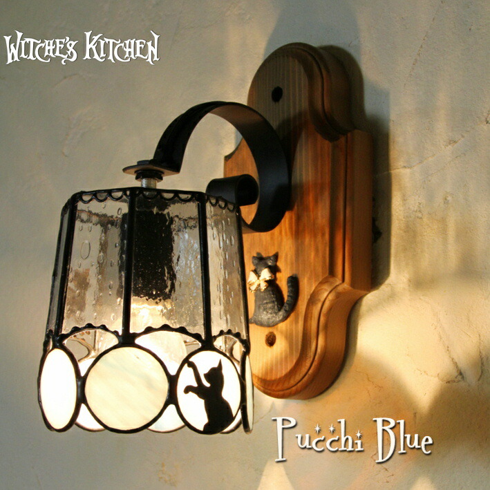 楽天市場】ステンドグラス 照明 ランプ 作家 ハンドメイド 猫 ネコ 壁