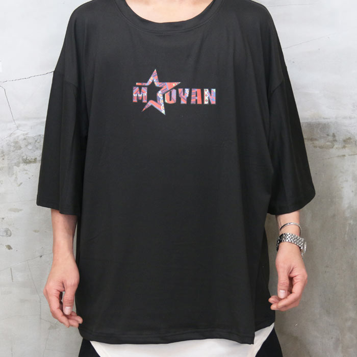 楽天市場】プリントTシャツ [M便 1/1] バックプリントTシャツ 7分袖T