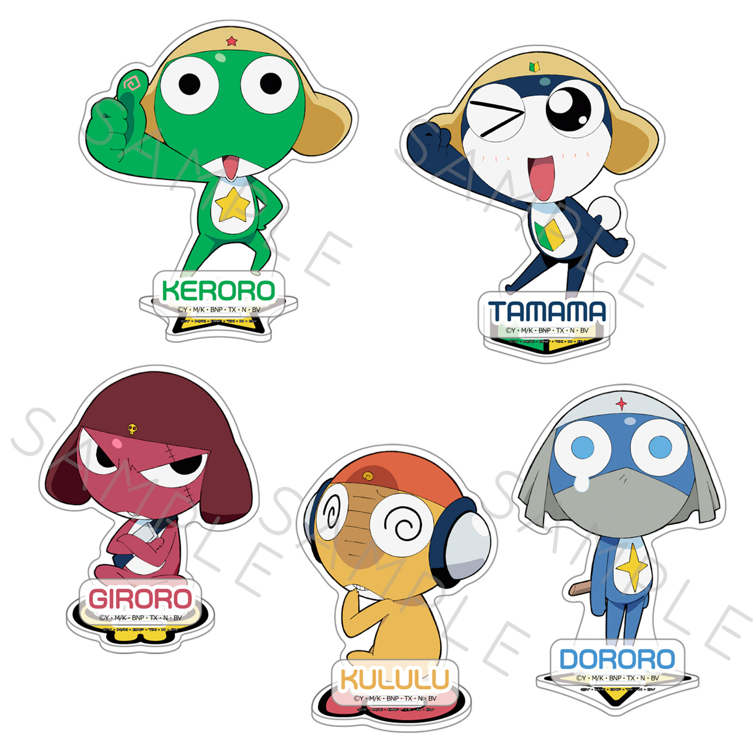 楽天市場】アニメ『ケロロ軍曹』 アクリルスタンド A(ケロロ) B(タママ