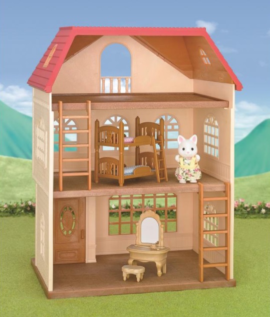 楽天市場】シルバニア ファミリー 3階建てのおしゃれなお家 ギフト