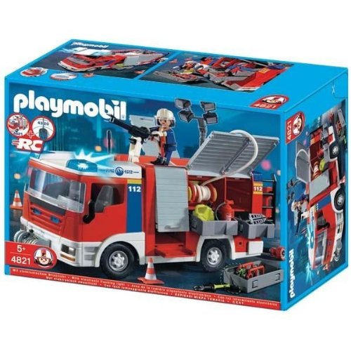 楽天市場】プレイモービル消防車消防士Playmobil Fire Engine Fireman