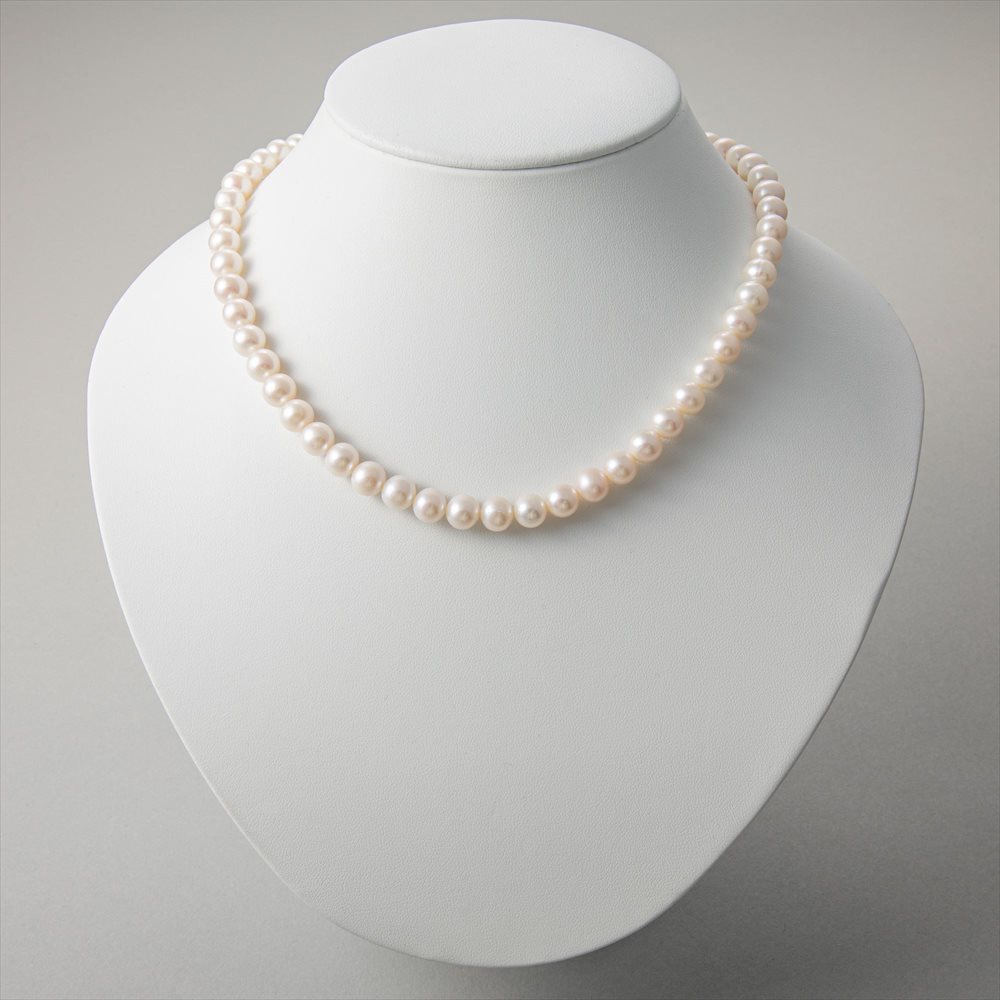 楽天市場】淡水真珠 ネックレス 7.5-8.0mm ホワイト tf パール