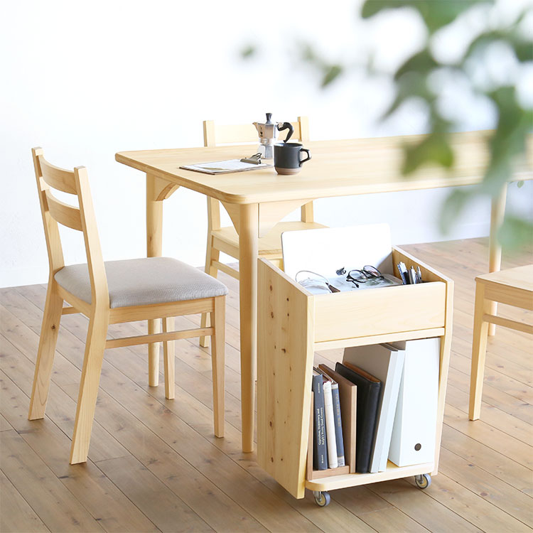 楽天市場】キッチン収納 マルチワゴン テーブル下 キャスター付き