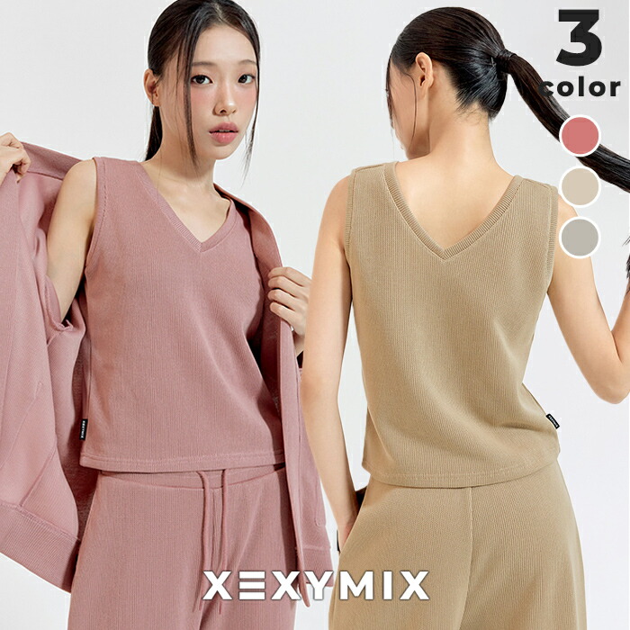 楽天市場】【OUTLET】ゼクシィミックス xexymix Vネック ノースリーブ