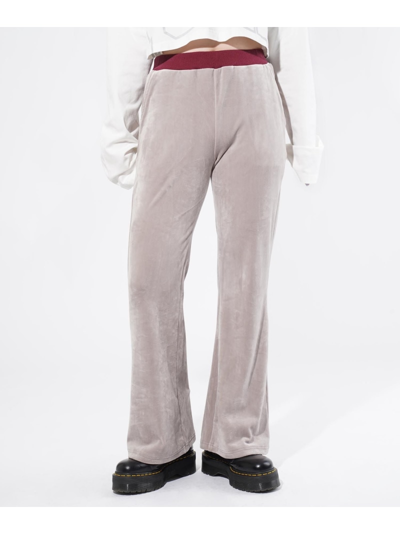 楽天市場】【SALE／50%OFF】VELOUR FLARE PANTS X-girl エックスガール
