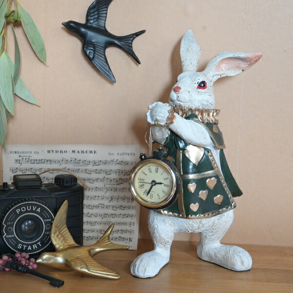 楽天市場】『タイムキープラビット』 置き時計 置時計 時計 卓上用