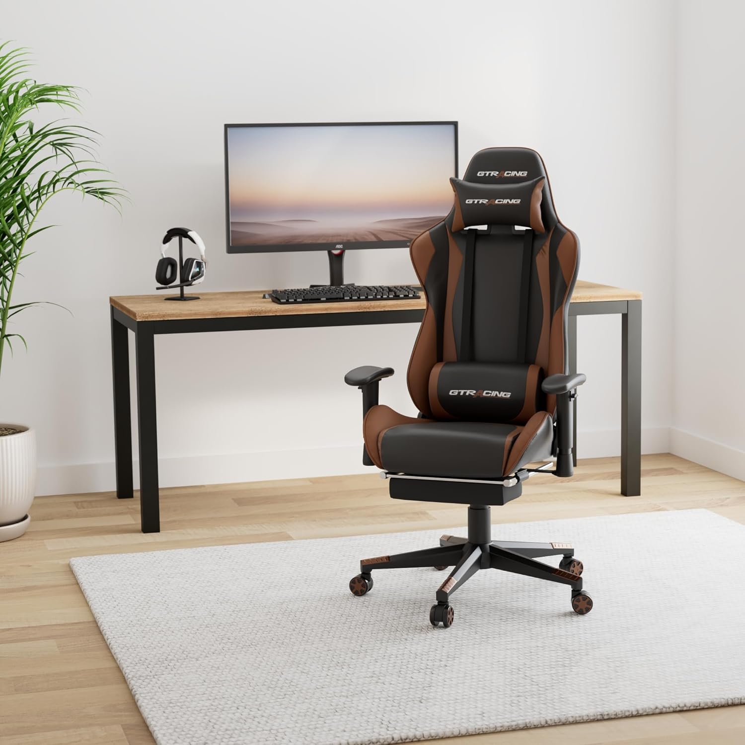 楽天市場】GTRACING ゲーミングチェア オフィス デスク リクライニング