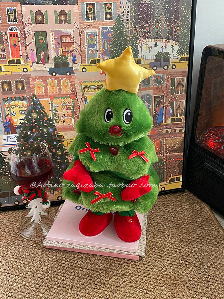 楽天市場】ダンシングクリスマスツリー 歌う 14.96インチ