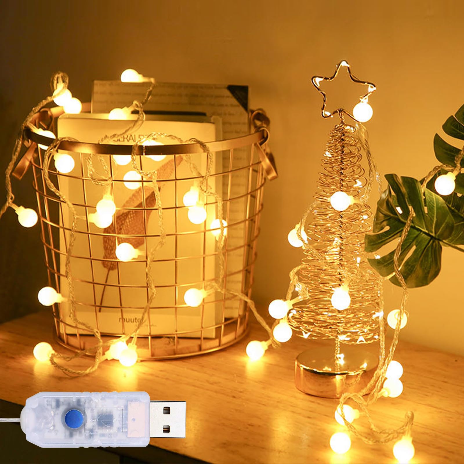 楽天市場】YAKIA LED電球 イルミネーションライト 6M/10M 40個 80個