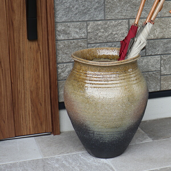 楽天市場】【ポイント10倍】信楽焼 傘立て 陶器 おしゃれ 置き型 かさ