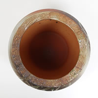 楽天市場】【ポイント10倍】信楽焼 火色流しツボ型傘立て 玄関の